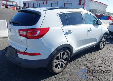 2013 Kia Sportage Ex from USA, damaged, VIN KNDPCCA20D7497491